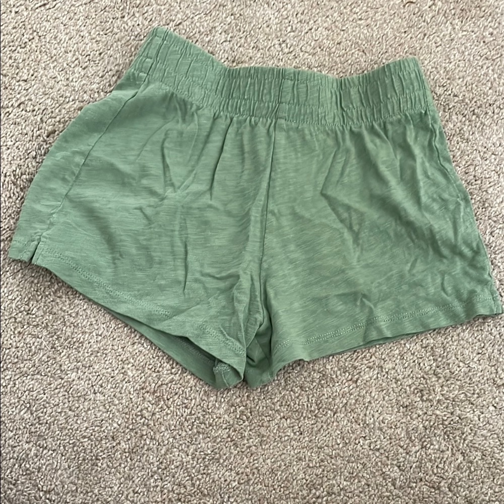 J. Crew Crewcuts Green Relaxed Fit Shorts Elastic Waist